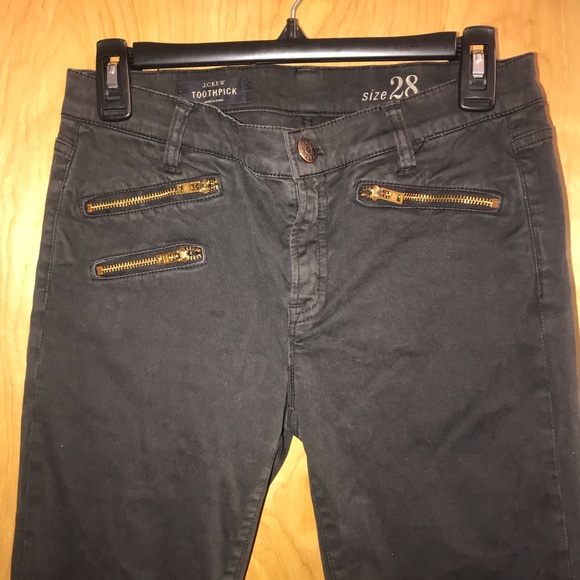 J. Crew suede/sateen toothpick jean - Picture 8 of 8